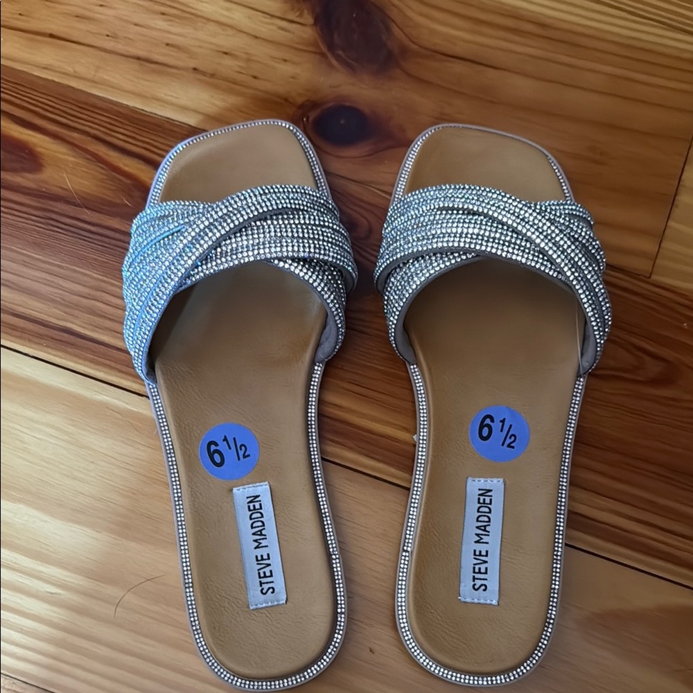 Steve Madden glass rhinestone Women's Sandals